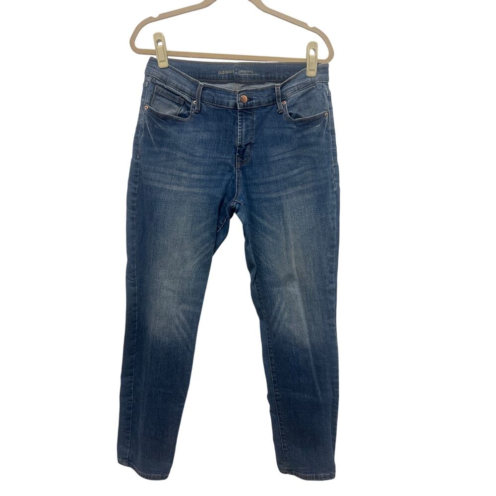 Old Navy Original Stretch Classic Mid Rise Straight Mid-Rise The Flirt Jeans 12